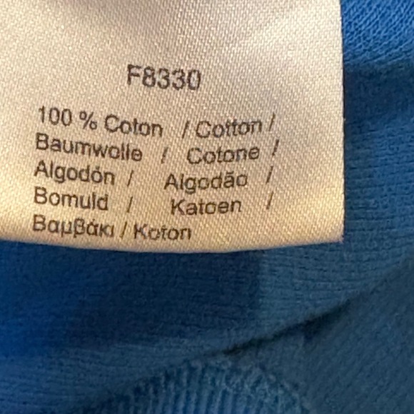 Lacoste Quarter Zip Sweatshirt Mens 8 XXL Blue Excellent F8330 Pullover - Picture 5 of 6